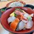 レストラン眺海 - 料理写真:海鮮丼と本郷そばセット