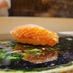 鮨 かぐら - 金目漬けの握り