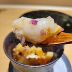 鮨 かぐら - タコとズワイガニの酢の物