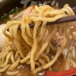 味噌らーめん 柿田川 ひばり - 柿田川ひばり(麺)
