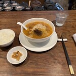 開化亭 - 坦々麺セット