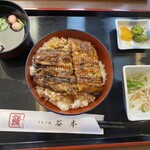 Tanimoto - うな丼小　¥1650＋肝吸い¥50