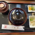 Tanimoto - うな丼小（2切）サラダ、吸物、漬物付