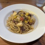 OSTERIA ALBERI - ホタルイカとプチぷよトマトのパスタ(+500円)