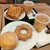 ミスタードーナツ - 料理写真:ドーナツとパイとカフェオ・レ