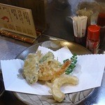 天ぷら 大樹 - 天麩羅定食の天麩羅です