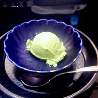 北新地 湯木 本店 - 1番安い2000円ランチ デザート 抹茶アイス