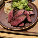 炭火焼肉 肉の匠 ひうち - 和牛赤身ステーキ100g