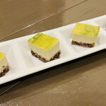 かんじんかなめ - ババロア的なデザート ナッツが入ってました