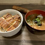 米家 - うな丼、シジミ汁