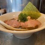 さんじ - 焙煎濃厚煮干ラーメン・うずらトッピング