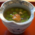 京都和久傳 - 豆ひすい煮玉子豆腐