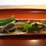 京都和久傳 - 稚あゆ　山菜　よもぎ和え