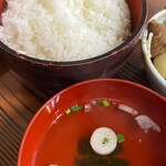 赤坂あべちゃん - ご飯 スープ