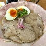 貝と地鶏だしのらぁ麺 ちょろ - 「超」特製ちょろらぁ麺　塩