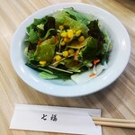 横浜中華街 七福 - 野菜サラダ