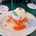 松乃井食堂 - 炙りしめ鯖ポテトサラダ