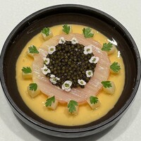 CIRPAS - ジュレとオシェトラキャピア 甘エビ ホワイトアスパラガス