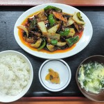 shanhaishuukasairaien - 麻婆茄子定食