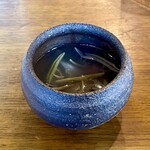 九〇萬 - じゅんさい、かれい、梅干しの冷たいおすまし