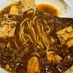 麦処 八と丁 - せっかくの麺線が隠れてる（ほじくり出してちょい乱れて写ってます）