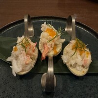 クインチチェントラーレ - ズワイガニとかに味噌のムース