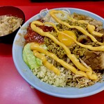 ラーメン 富士丸 - 【限定】ニューメキシカンまぜそば、アブラカス