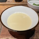 焼鳥唐揚ハイボール - 鶏白湯スープ(お通し)