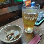 味の蔵どんつく - ノンアルコールビールとお通し