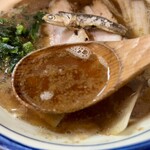 烈志笑魚油 麺香房 三く - 2024.4.27  かけ（並）