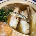 烈志笑魚油 麺香房 三く - 2024.4.27  かけ（並）