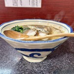 烈志笑魚油 麺香房 三く - 2024.4.27  かけ（並）