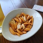 みきCafe - セット、となっていたのは　この「柿ピー」が付いているから。