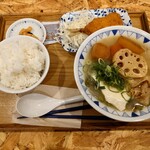 Gochi ton - ごろごろ野菜のごちそう豚汁アジフライセット