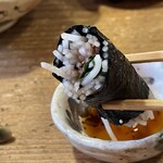 Akamadiyaasago - そば寿司（海苔）
