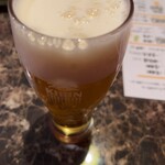 Nikuryouri Niku No Sushi Okitaya - まずは生ビール