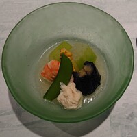 荒井屋 万國橋店 - 昨年梅雨の時期に伺った時の小鉢。