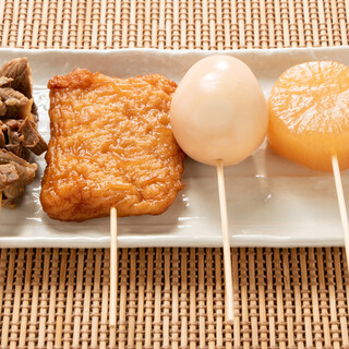 Spring/Summer Recommendations/We have started selling various types of skewered oden