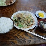 おこのみラーメン - 野菜定食