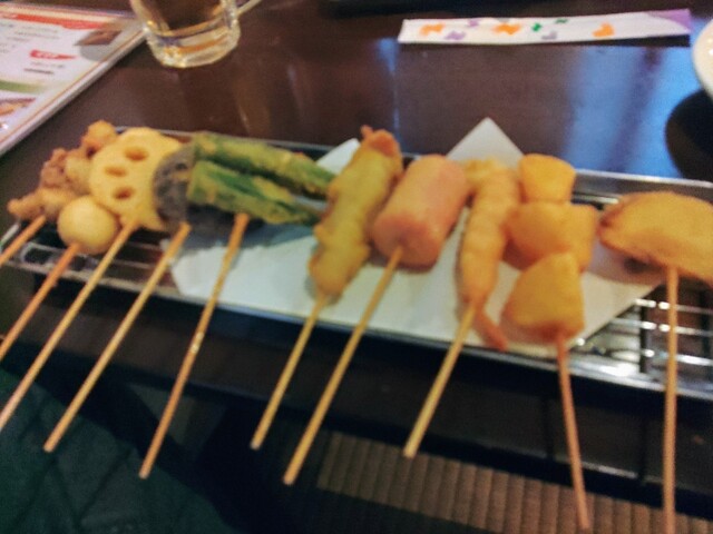 串揚げ 寒河江 だるま - 寒河江（串揚げ）の写真