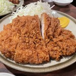 とんかつ 大吉 - ロースジャンボカツ定食