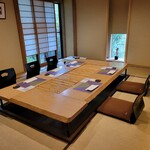 九つ井 - 離れの席。