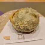 九つ井 - 揚げ蕎麦饅頭。