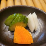 九つ井 - 漬け物。
