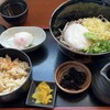 いづも庵 - 雲海定食(冷)そば