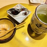 Sushi Iwamoto - 自家製プリンとコーヒーソース