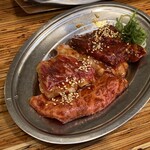 焼肉ホルモン 肉五郎 - ランチ「赤身MIX定食」(税込1,100円)の「赤身MIX」