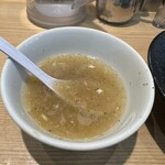 しおらーめん進化 - スープ割り