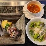ステーキ・慶 - 前菜、スープ、サラダ