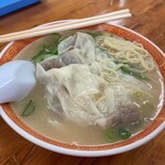 一九ラーメン  大橋店 - 替玉150円＋ワンタン追加200円